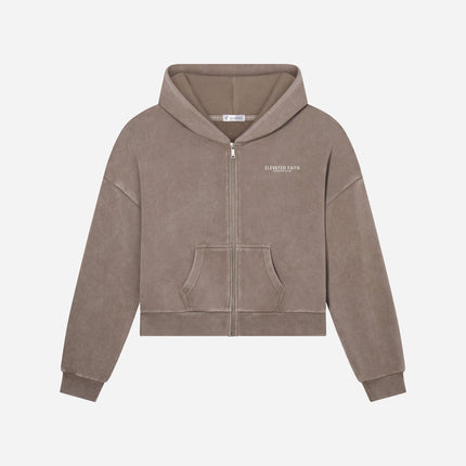 Kingdom Club Brown Full-Zip Hoodie