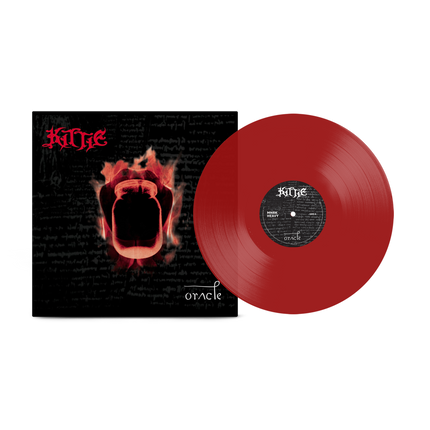 Kittie Oracle Orange & Black Marble Vinyl