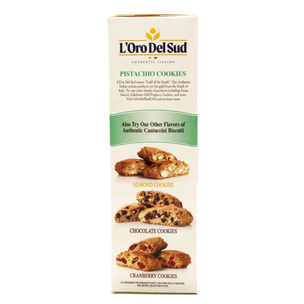 L'Oro Del Sud Cantuccini Biscotti with Pistachios, 6.35 oz