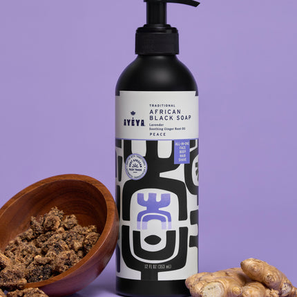 Traditional African Black Liquid Soap <br> Peace