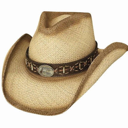 Bullhide Left Handed Gun - Shapeable Panama Straw Cowboy Hat