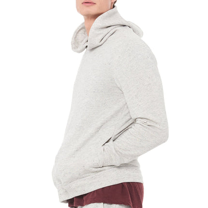 MEN'S LIGHT HEATHER GREY PULLOVER HOODIE