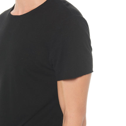 Men's Linen Blend Crew Neck Tee