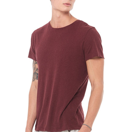 Men's Linen Blend Crew Neck Tee