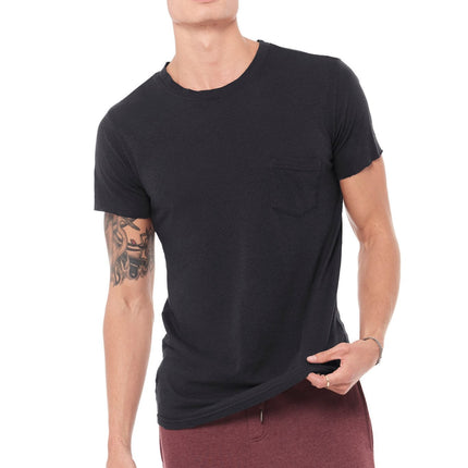 Men's Linen Blend Pocket Tee