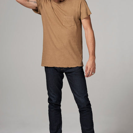 Men's Linen Blend Pocket Tee