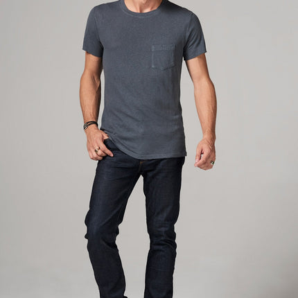 Men's Linen Blend Pocket Tee
