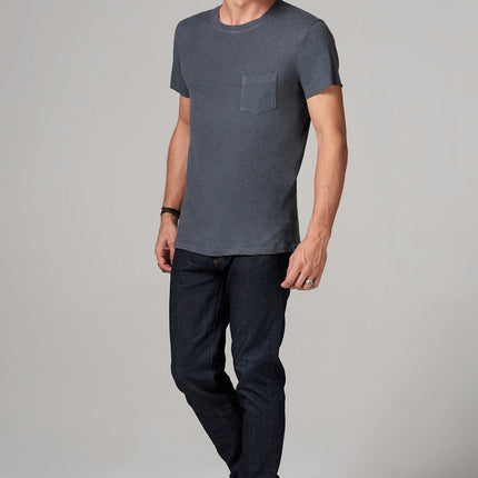 Men's Linen Blend Pocket Tee