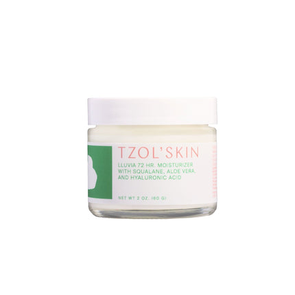 Lluvia 72HR Moisturizer with Squalane, Aloe Vera, and hyaluronic acid.