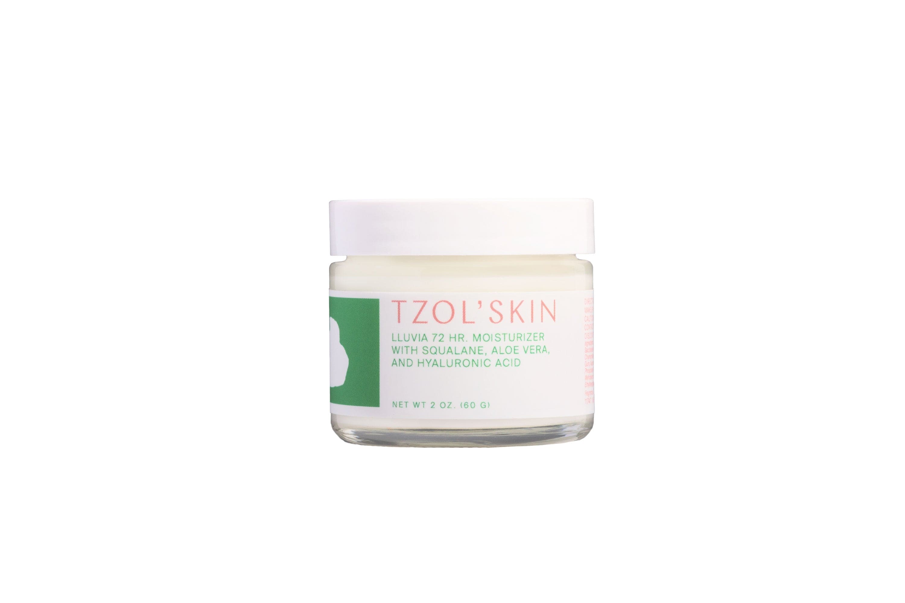 Lluvia 72HR Moisturizer with Squalane, Aloe Vera, and hyaluronic acid.