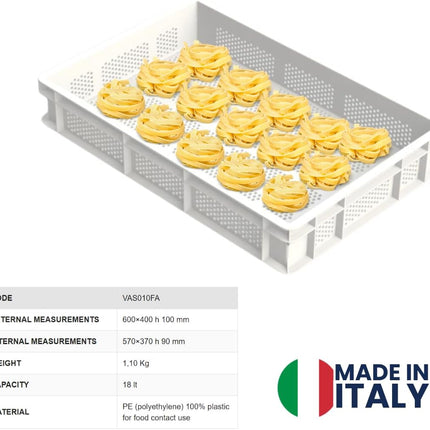 L'Oro Del Sud, Perforated Drying Tray for Fresh Pasta