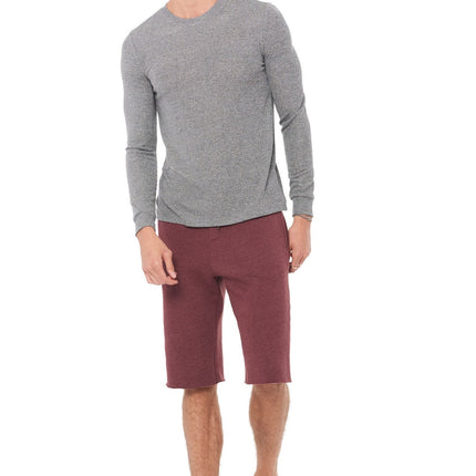 Men's Novelty Texture Long Sleeve Pullover