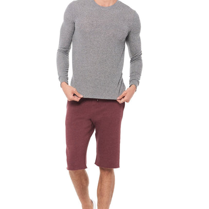 Men's Novelty Texture Long Sleeve Pullover