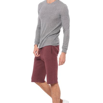 Men's Novelty Texture Long Sleeve Pullover
