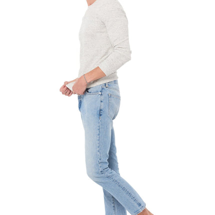 Men's Novelty Texture Long Sleeve Pullover