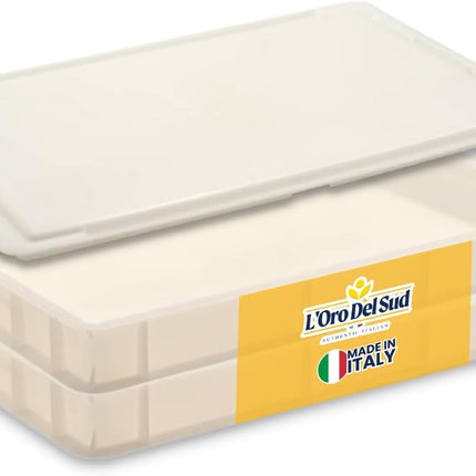 L'Oro Del Sud, Dough Proofing Box (2 Pack + Lid), White