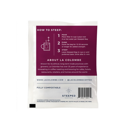 Monaco - Medium Roast Coffee Steeped Bag (5pack)