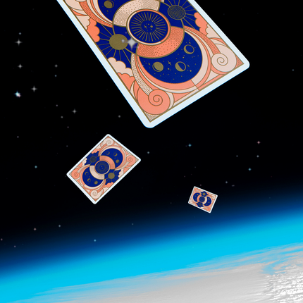 Lady Moon Playing Cards