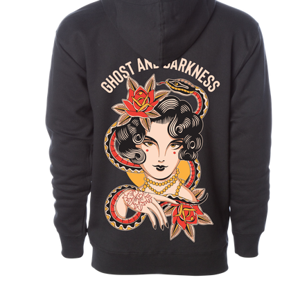Lady Snake Hoodie | Ghost & Darkness Streetwear