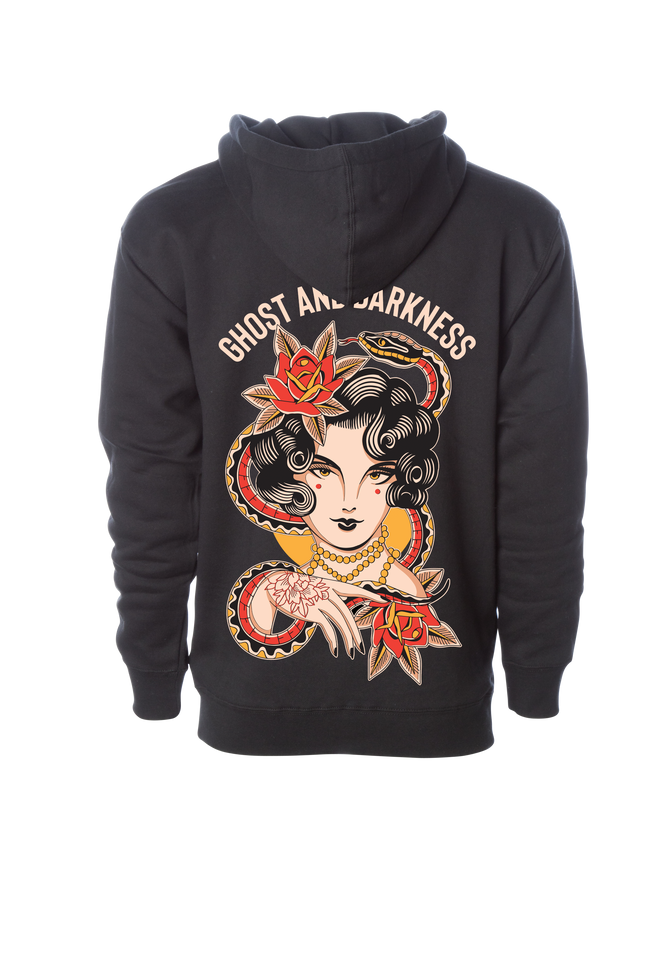 Lady Snake Hoodie | Ghost & Darkness Streetwear