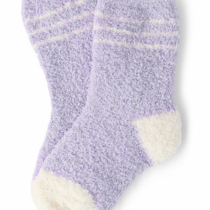 Lavender/Coconut Sporty Cozy Socks