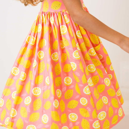 SALE Lemon Squeezy S/S Pocket Twirl Dress