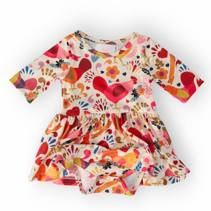 Little Red Hen Twirl Bodysuit