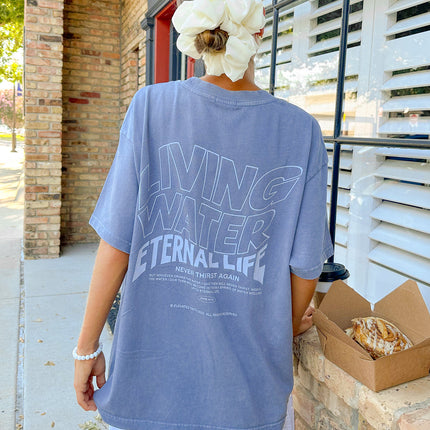 Living Water Blue Unisex Tee