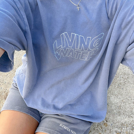Living Water Blue Unisex Tee