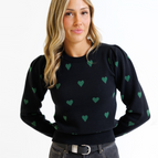 XS / Green Hearts