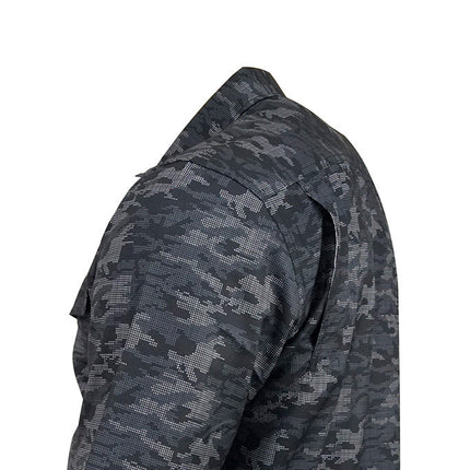 Men's Dot Camo UV Vented Fishing Shirt