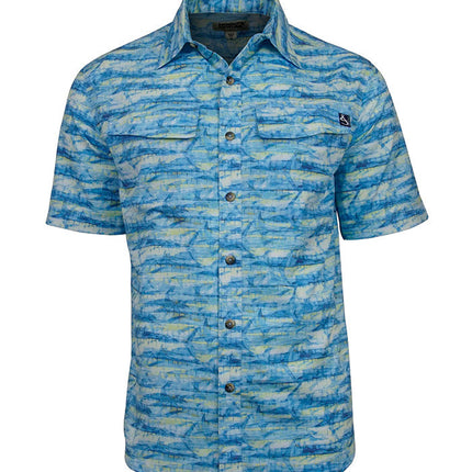 Men's Marlin Camo UV Vented Fishing Shirt