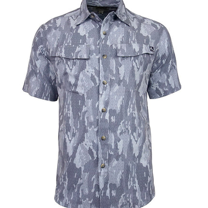 Men's Geo Camo UV Vented Fishing Shirt