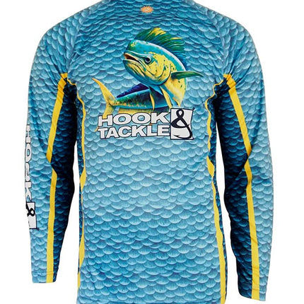 Men's Mahi Scales L/S UV Fishing Shirt