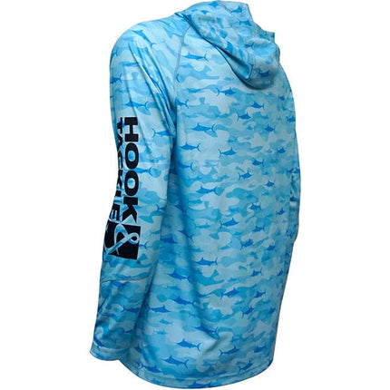 Men's Camo Billfish UV Fishing Hoodie