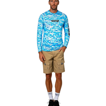 Men's Camo Billfish UV Fishing Hoodie