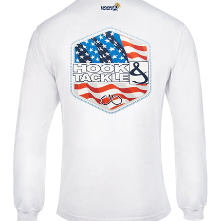 Men's Star Spangled L/S UV Fishing T-Shirt