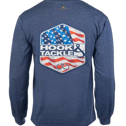 Men's Star Spangled L/S UV Fishing T-Shirt