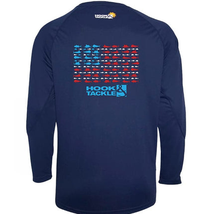 Men's American Fish L/S UV Fishing Shirt