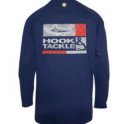 Men's Marlin Groove L/S UV Fishing Shirt