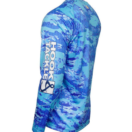 Men's Fractal Camo L/S UV Fishing Shirt
