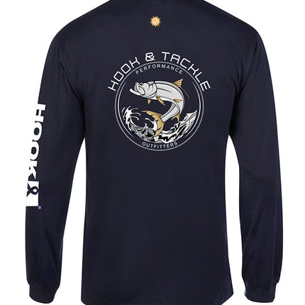 Men's Tarpon Leap Thrust L/S UV Fishing T-Shirt
