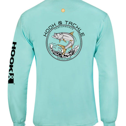 Men's Tarpon Leap Thrust L/S UV Fishing T-Shirt