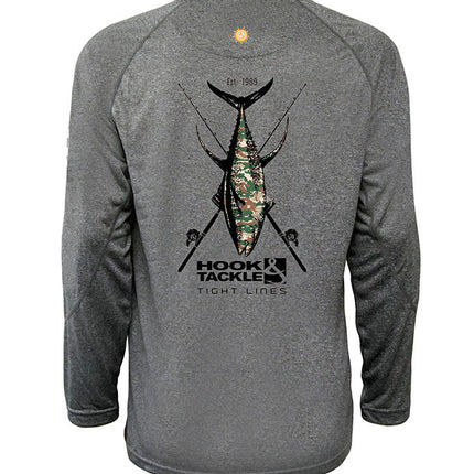 Youth Camo Tuna UV Fishing Shirt (8-20)