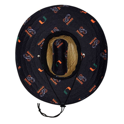 University of Miami Shark Research Straw Hat