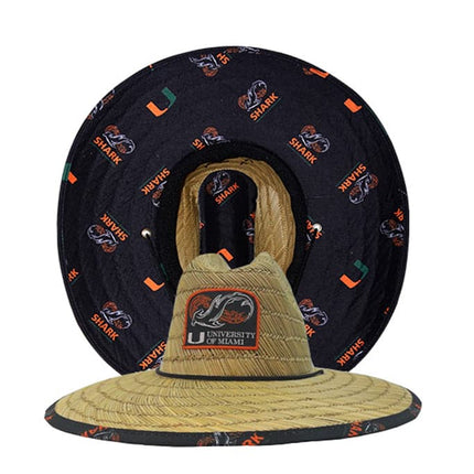 University of Miami Shark Research Straw Hat