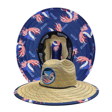 Sails & Stripes Straw Hat