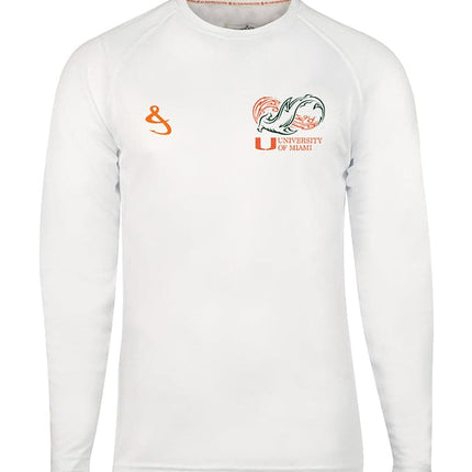 Men's Univ. of Miami Seamount L/S Shirt