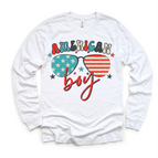2T Kids / White Long Sleeve Tee