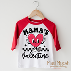 2T Kids / Red/White 3/4 Sleeve Tee